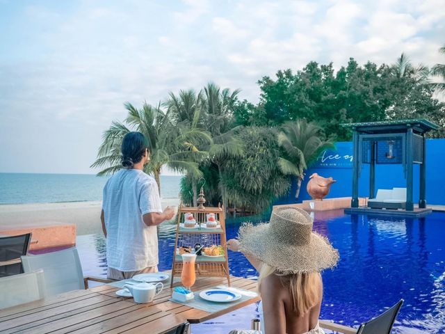 รีสอร์ทริมชายหาดหัวหิน มุมถ่ายรูปสุดเก๋💙