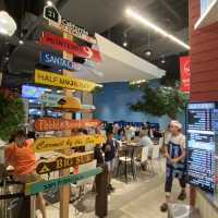 Pier 21 food court in North Pattaya