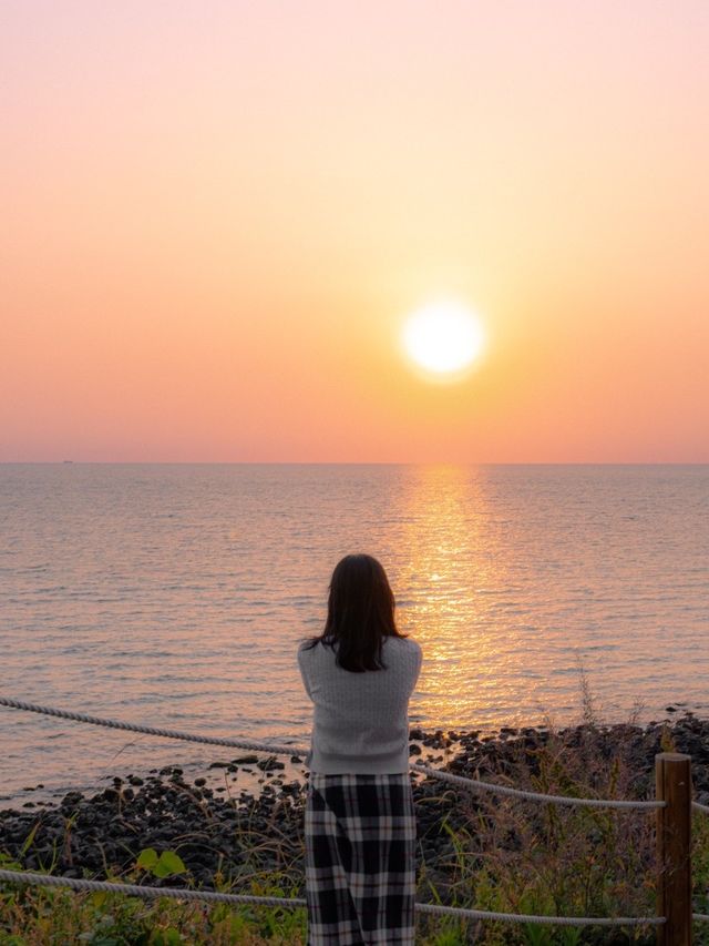 제주도 노을 산책로 추천, 애월한담산책로 💛