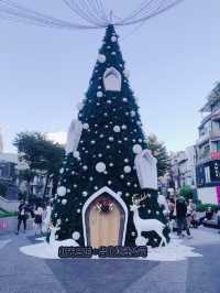 🉑️❤️溫馨的台北捷運中山站線形公園 Zhongshan Linear Park❄️🎄