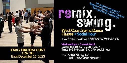 Beginner-friendly West Coast Swing dance classes | Knox Presbyterian Church