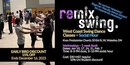 Beginner-friendly West Coast Swing dance classes | Knox Presbyterian Church