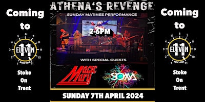Athenas Revenge plus Magic Mary plus Soma live at Eleven Stoke | Eleven