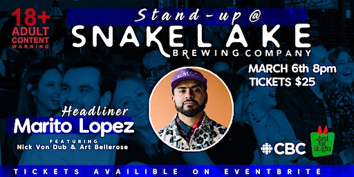 Stand-Up @ Snake Lake with Marito Lopez | Snake Lake Brewing Company