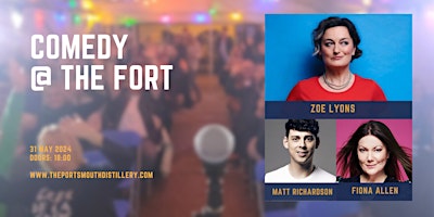 Comedy @ The Fort (#24) - Zoe Lyons Headlines | The Portsmouth Distillery Co