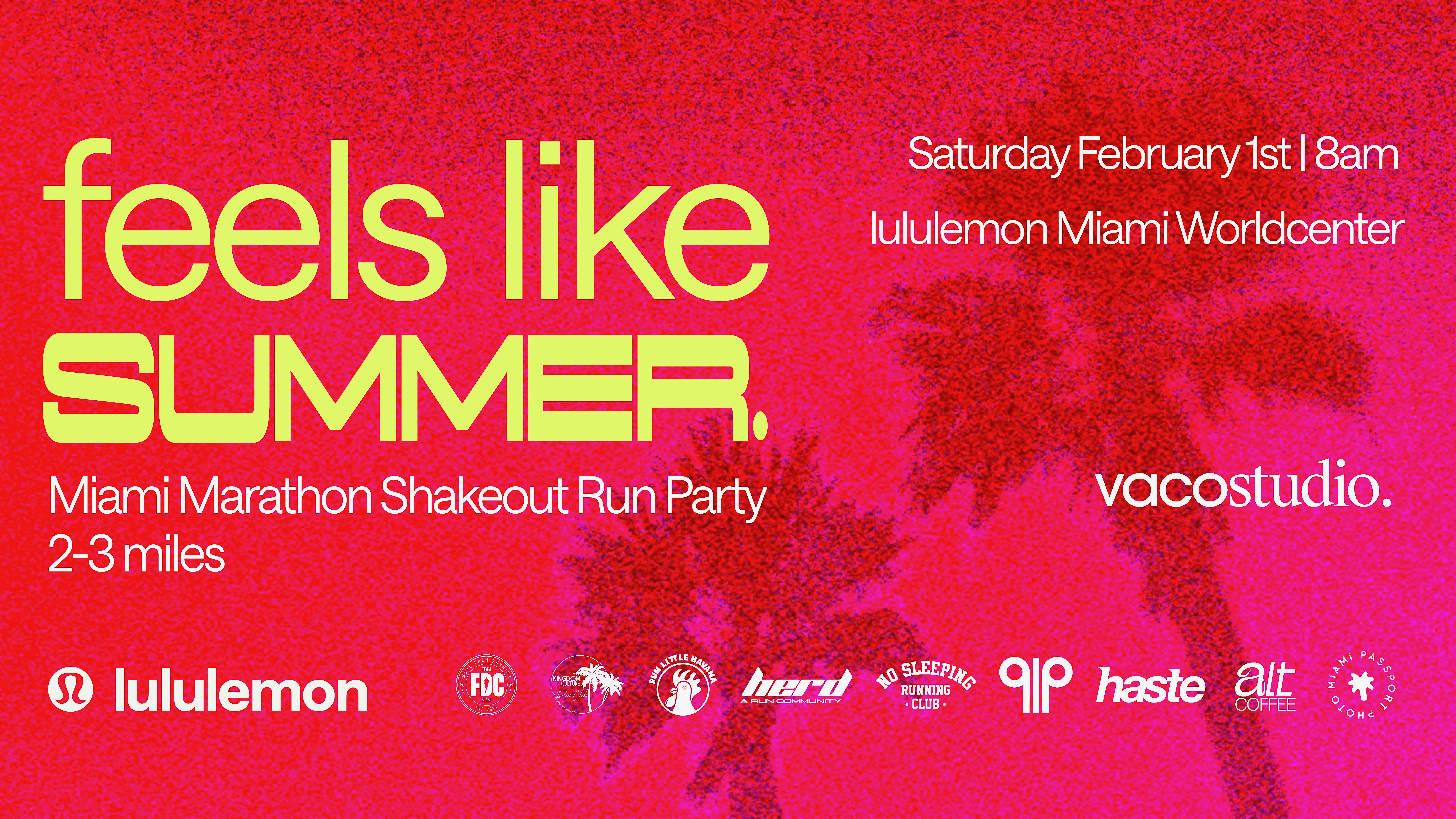 lululemon's Feels Like Summer | Miami Marathon Shakeout Run | lululemon