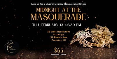 Murder Mystery Dinner - Midnight at the Masquerade | 39 West Restaurant & Lounge
