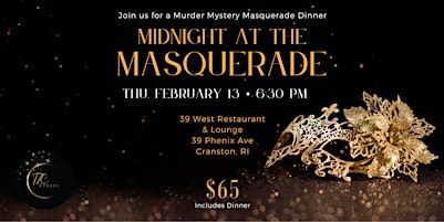 Murder Mystery Dinner - Midnight at the Masquerade | 39 West Restaurant & Lounge