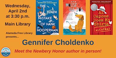 Newbery Honor Winner GENNIFER CHOLDENKO in Conversation and Book Signing | Alameda Free Library