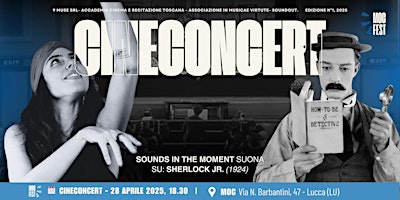 CineConcert 4: Sherlock Jr. sulle note di SOUNDS IN THE MOMENT | Via Nicola Barbantini, 47