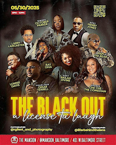 THE BLACK OUT (A LICENSE TU LAUGH) | The Mansion Night Club & Restaurant