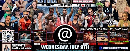 Loganville, GA - Little Mania Midget Wrestling @ Atmospher Sports Bar | Atmosphere Sports Bar
