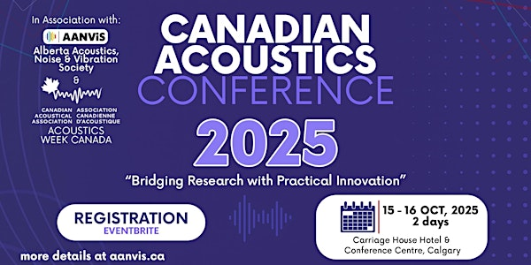 Canadian Acoustics Conference 2025 | Carriage House Hotel & Conference Centre