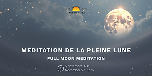 Méditation de la Pleine Lune | Surya Montréal