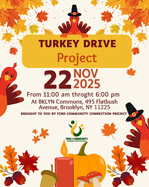 Turkey Drive Giveaway | BKLYN Commons