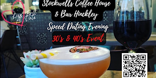 30's & 40's  Dating Evening in Hinckley Leicestershire | Stockwells Coffee House and Bar
