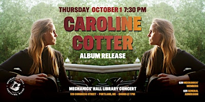 Caroline Cotter 'The Answer' Album Release | Mechanics' Hall
