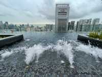 Rooftop infinity pool at Hotel JEN Orchard SG