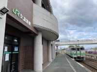 地方駅の魅力。駅と併設！女満別大空町図書館。
