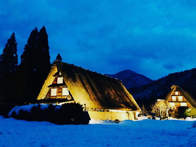 掛住鄉下系列⋯名古屋白川鄉合掌村點燈