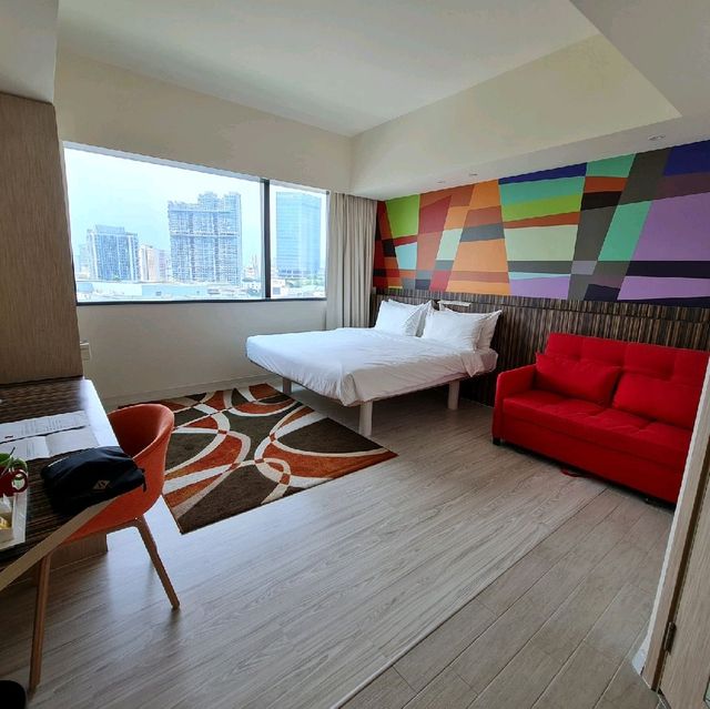 spacious and colorful hotel in the west