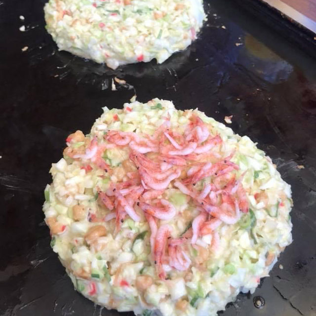 Okonomiyaki in Hamamatsu Japan😋