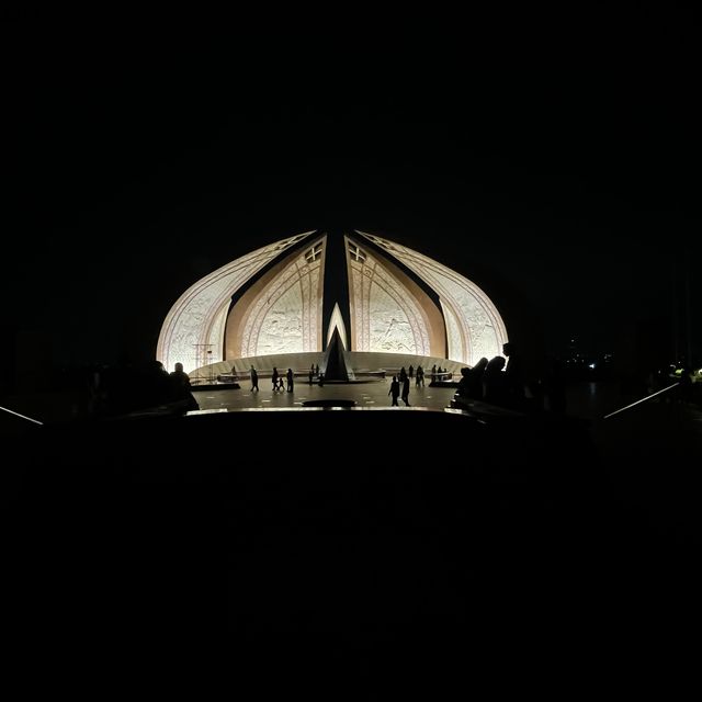 Night beauty of a beautiful Capital Islamabad