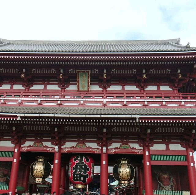 遊東京必到淺草寺雷門大燈籠