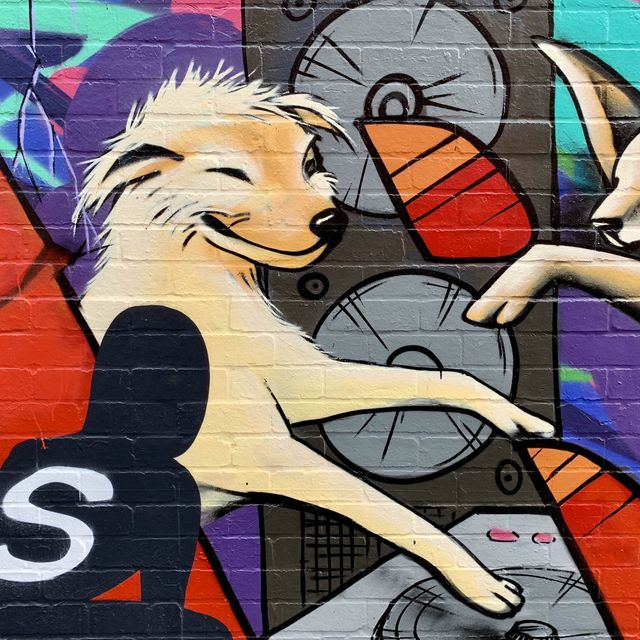 Fitzroy. A haven for street art lovers