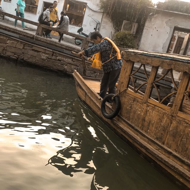 Evening walk at the vibrant PingJiang road