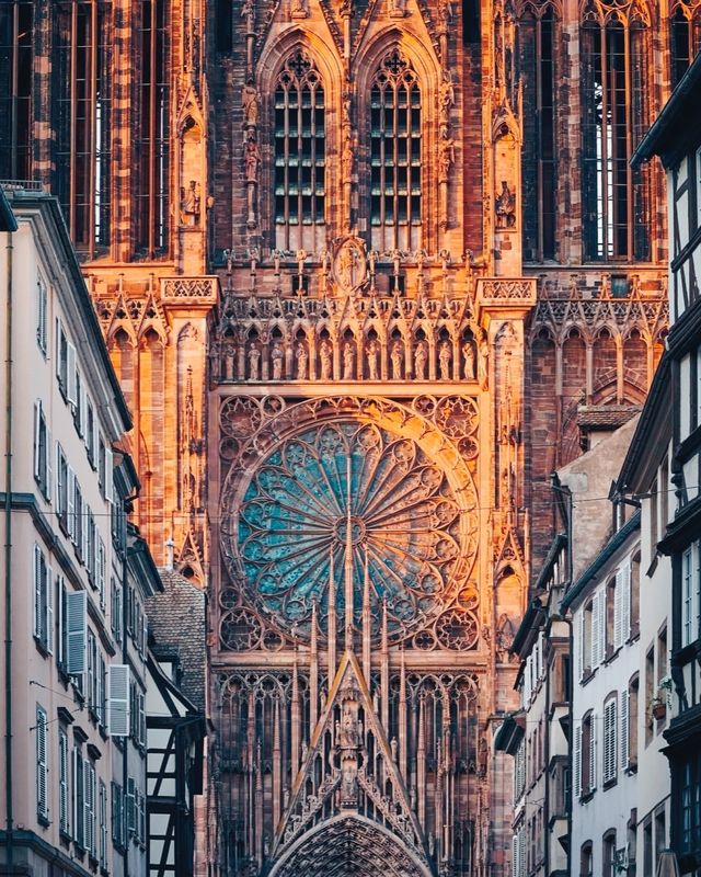 The astronomical clock is renowned worldwide and is one of the attractions of Strasbourg Cathedral.