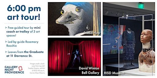 September Gallery Night Providence 6:00 pm Trolley or Mini Coach Tour! | Graduate Providence