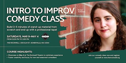 Intro to Improv Comedy with Rachel Andelman (12pm Sat at The Rockwell) | The Rockwell
