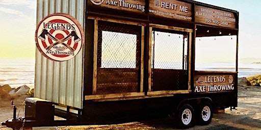 Legends Mobile Axe Throwing at Oxnard Youth Baseball Opening Ceremonies | Eastwood Memorial Park