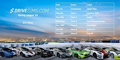 DriveSims Spring League '24 | Drive Simulations