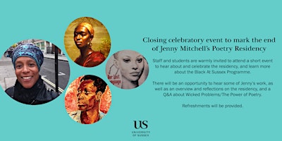 Closing Celebratory Event Jenny Mitchell Poetry Residency | University of Sussex Library