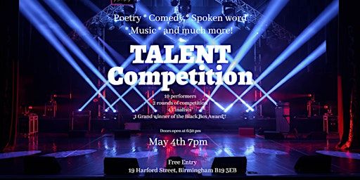 The Birmingham Black Box's Monthly Talent Competition | 19 Harford St