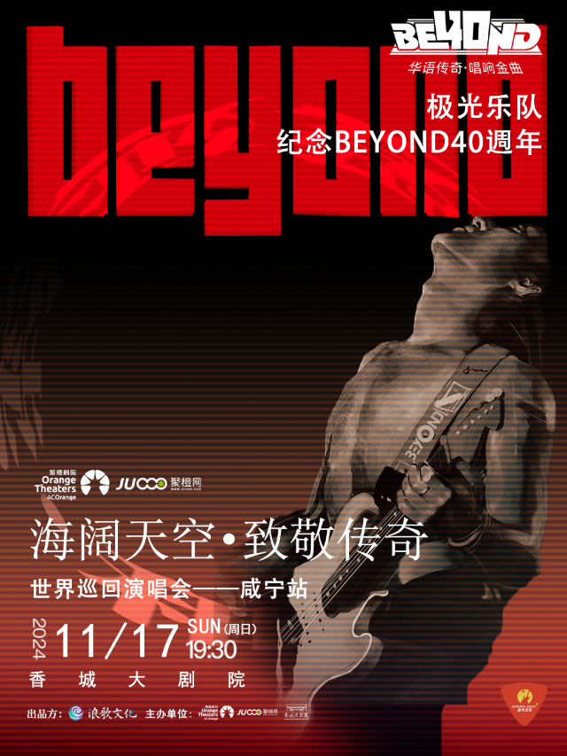 極光樂隊-海闊天空 致敬BEYOND巡迴演唱會｜演唱會 | 咸寧香城大劇院