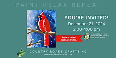 Winter Cardinal | Onslow County Parks: Hines Farm Park & Stables
