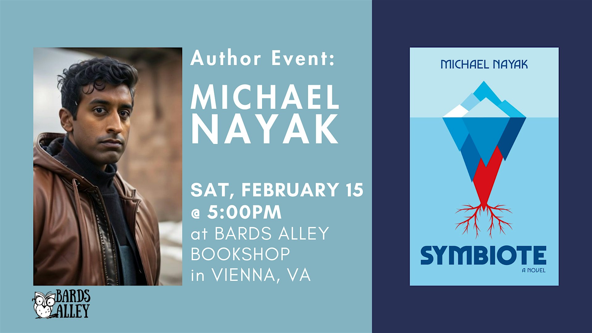 Author Event: Michael Nayak | SYMBIOTE | Bards Alley Bookshop