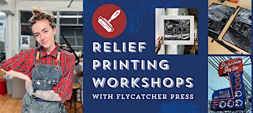 Relief Printing Workshops with Flycatcher Press | Cecil Community Centre