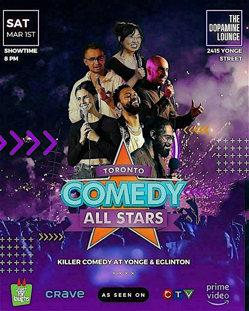 Toronto Comedy All Stars | The Dopamine Lounge