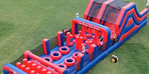 A&H Inflatable obstacle course | Pacific Pines Central Park