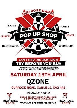 Darts Pop-up Shop (Carlisle) | Qzone