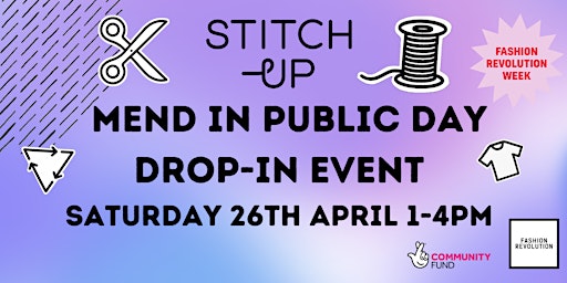 FREE MEND IN PUBLIC DAY DROP-IN EVENT - FASHION REVOLUTION WEEK | Meanwood Community Centre