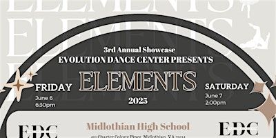 Evolution Dance Center Showcase "Elements" Show 1 | Midlothian High School