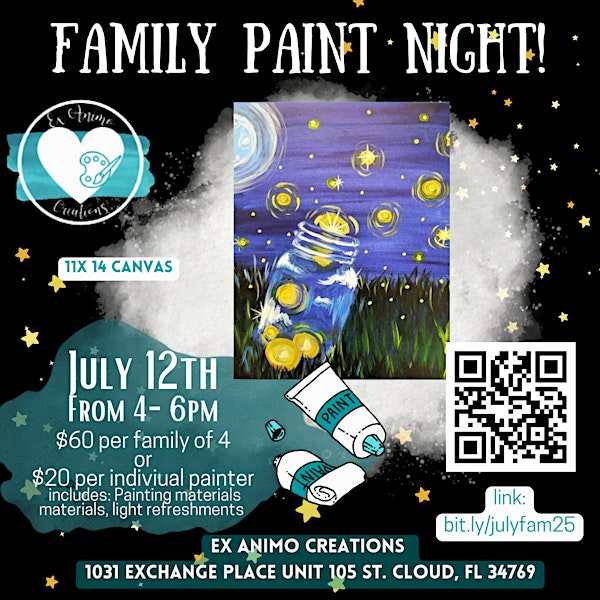 July Family Paint Night | Ex Animo Creations