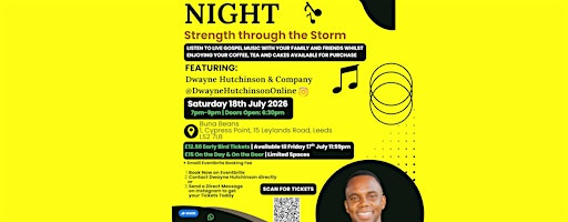 Gospel Music Night with Dwayne Hutchinson & Company | BUNA BEANS COFFEE HOUSE