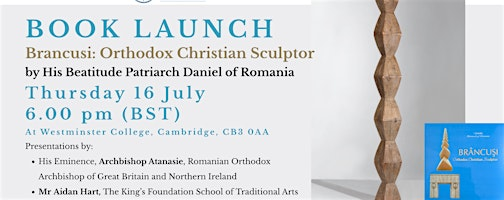 A Book Launch of Brancusi: An Orthodox Sculptor | Westminster College