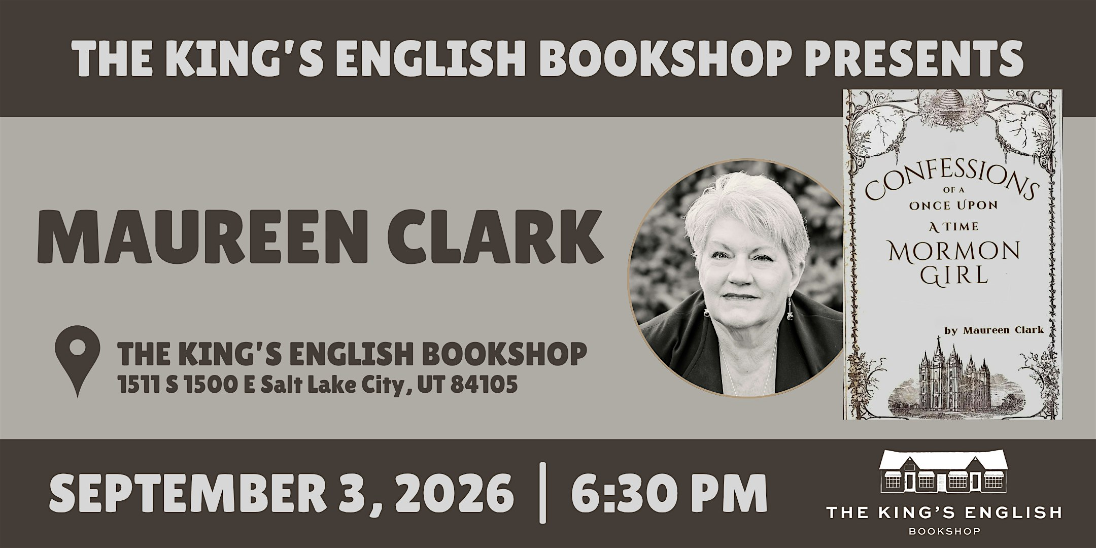 Maureen Clark | Confessions of a Once Upon a Time Mormon Girl | The King's English Bookshop